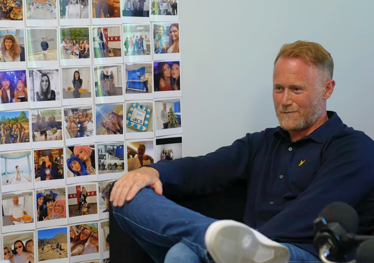 Paul Wagstaff, Director of Houghton Hams, appearing on a podcast after growing his personal brand through LinkedIn
